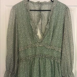 Midi open back Dress